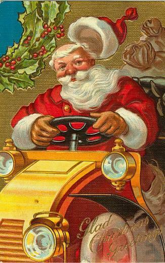 Santa Claus Vintage Wallpaper Desktop HD