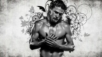 Charlie Hunnam Wallpaper Bw By Aranel80