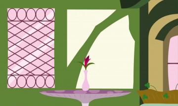 Mlp Background Clover Cafe Corner Table By Grievousfan