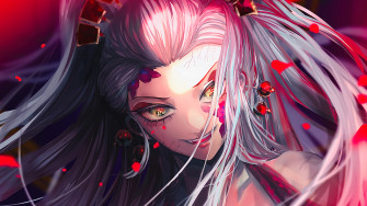 Daki Upper Moon Demon Slayer 4k Phone iPhone Wallpaper 5791c