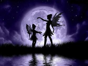 Beautiful Clouds Fairy Sisters Abstract Fantasy HD Wallpaper