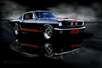 Phil S Mustang Gt A Code Fastback Raven Black With Red Pony