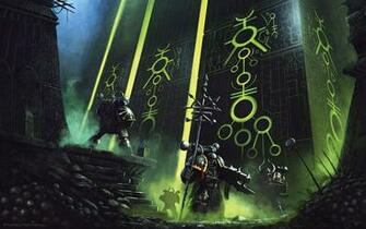 Miniatures Ooops Necrons And Chaos Space Marine Wallpaper