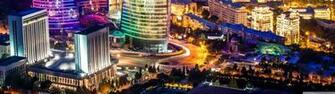 Flame Towers Baku Azerbaijan 4k HD Desktop Wallpaper For