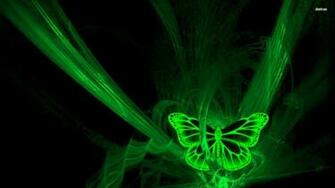 Green Butterfly Wallpaper