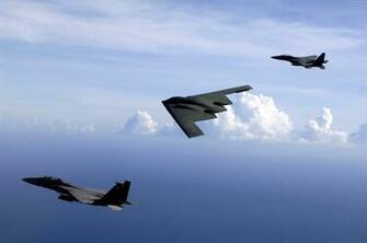 Wallpaper F 15e B Spirit Bomber Aircraft U S Air