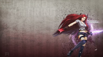 Lol Red Card Katarina Wallpaper By Xrazerxd