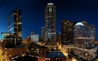 Seattle Night Lights Wallpaper