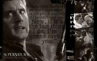 Dean To Sam Supernatural Wallpaper
