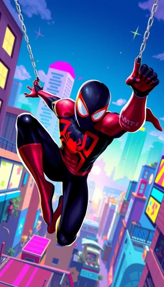 Miles Morales Spider Verse Wallpaper