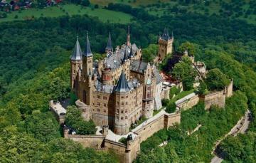 Wallpaper Trees Castle Germany Hohenzollern