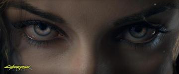 Black Eyeshadow Eyes Look Girl Cyborg Cyberpunk