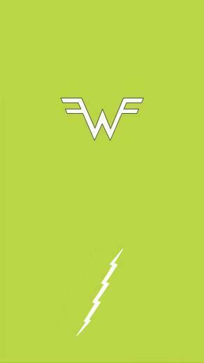 Weezer Posters Turned iPhone Background