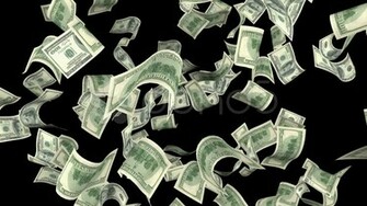 Time Z Money On A Black Background Stock Video HD