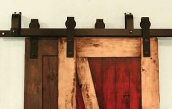 Bypass Barn Door Hardware System Contemporary