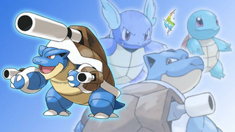 Pokemon Mega Evolution Blastoise Squirtle Wartortle And