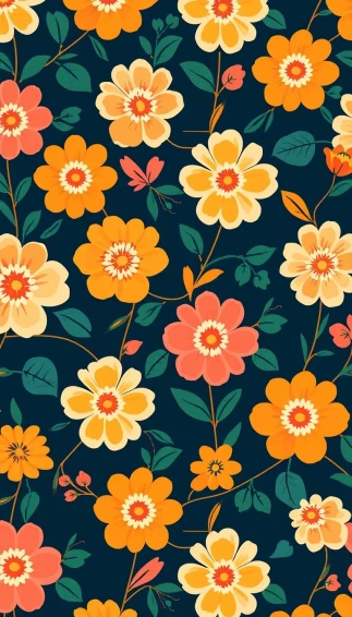 Vintage Modern Wallpaper