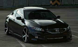 Grey Accord Coupe Black Honda Custom Rims Car Picture HD