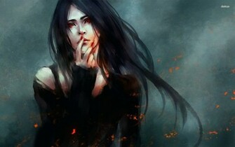 Sensitive Girl Vampire Wallpaper And Image Pictures