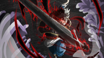 Black Asta Sword Clover HD 4k Wallpaper