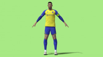 T P Rigged Ronaldo Al Nassr 3d Model By 3dpassion Net