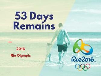 Count Down Timer Wallpaper For Rio Olympic