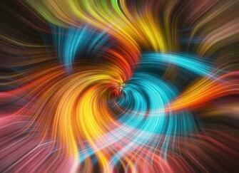 Orange And Blue Abstract Background