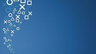 Playstation Controller Symbols Neon Buttons