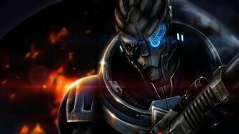Mass Effect Wallpaper Garrus Fan Art Of