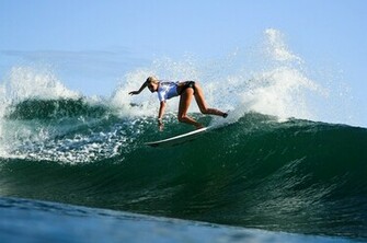 Alana Blanchard Surfing Wallpaper