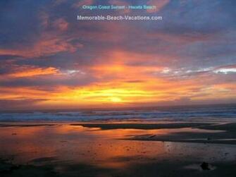 Oregon Coast Sunset Beach Picture Beautiful