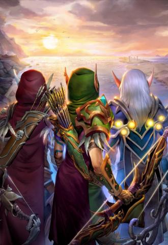 World Of Warcraft Windrunner Sisters Wallpaper Teahub Io