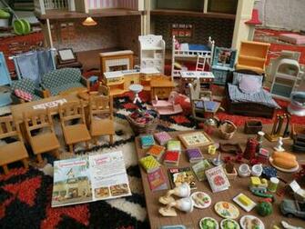 Calico Critters Sylvanian Families Luxury Townhouse Custom Wallpaper