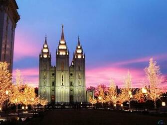 Desktop Wallpaper Mormon Temple At Christmas Salt Lake City Utah