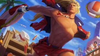 Pool Party Taric Lol Splash Art League Of Legends 4k