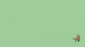 Cockroach Eating Krabby Patty Wallpaper
