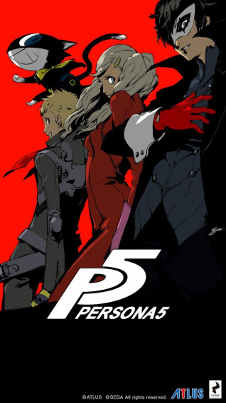 Persona iPhone Wallpaper Colored Version By Lazyaxolotl