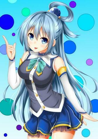 Aqua Konosuba Mobile Wallpaper Zerochan Anime Image Board