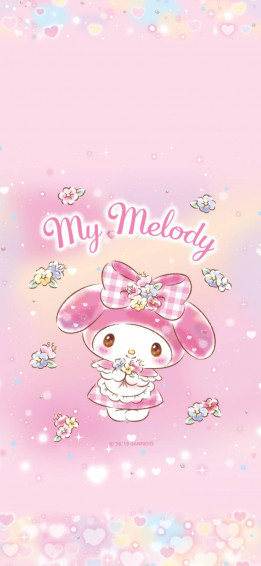 Caption Darling Pink My Melody Wallpaper