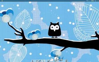 Cute Owl Winter Wallpaper Galleryhip The