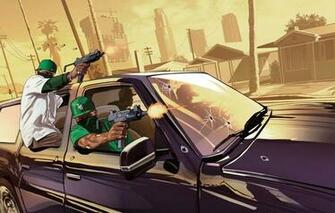 Wallpaper Gang Ca Gta5 The Saints Grove Street Image For