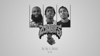 Flatbush Zombies iPhone Wallpaper Grayscale