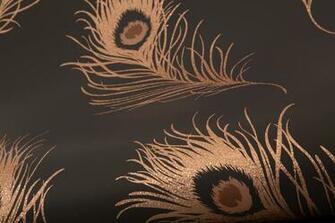 Glitter Peacock By Albany Bronze Wallpaper Direct