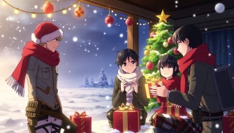 Attack On Titan Christmas Wallpaper