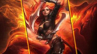 Katarina League Of Legends HD Wallpaper Lol Girl Champion Full