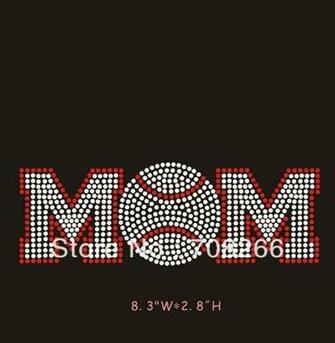 Rhinestone Baseball Mom Cadet Cap Accented Hot Pink