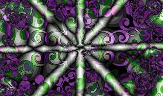 Purple Green Background Thing By Sorrelking