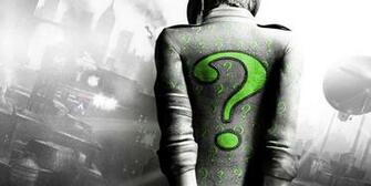 Wallpaper Batman Arkham City Riddler Zagadochnik Green