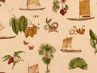 Printed Fabric Oasis Boussac Collection By Pierre Frey