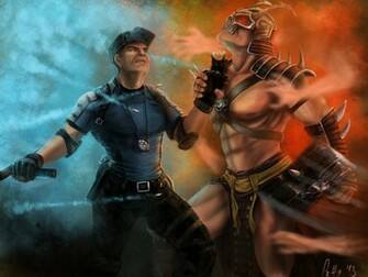 Stryker Vs Shao Kahn By Letticiamaer